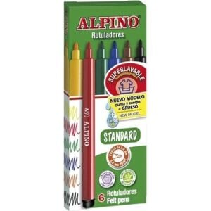 Alpıno Keçeli Kalem 6lı