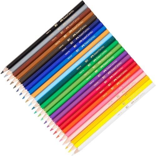 Faber Castell 24 Renk Kuru Boya
