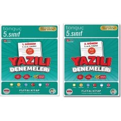 Tonguç 5. Sınıf Yazılı Denemeleri 2. Dönem 1 ve 2. Yazılı+2. Dönem 1 ve 2. Yazılı Notları
