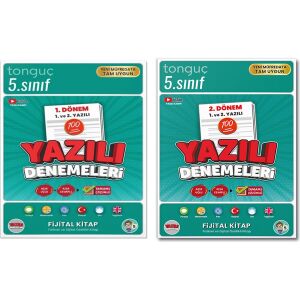 Tonguç 5. Sınıf Yazılı Denemeleri 2. Dönem 1 ve 2. Yazılı+2. Dönem 1 ve 2. Yazılı Notları