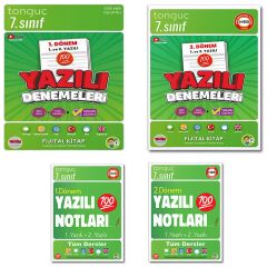 Tonguç 7. Sınıf 1VE 2. Dönem 1 ve 2. Yazılı Denemeleri +1VE 2. Dönem 1 ve 2. Yazılı Notları