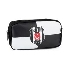Beşiktaş Bjk 1903 Logo Desenli Suni Deri Kalem Çantası 25363