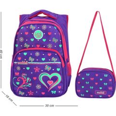 Yarasa Sırt İlkokul Çantası (kalp)
