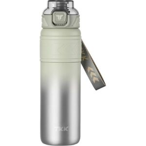 TKK Çelik Termos Matara 900ML Gri Yeşil
