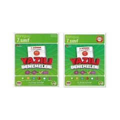 7. Sınıf Yazılı Denemeleri 1. Dönem - 2. Dönem 1 ve 2. Yazılı 2 Kitap