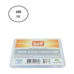 A-031H Pvc Lüx Şeffaf Ehliyet Kabı 100'LÜ