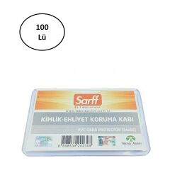 A-031H Pvc Lüx Şeffaf Ehliyet Kabı 100'LÜ