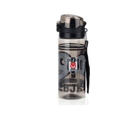Beşiktaş Lisanslı 500ML Pipetli Kilitli Kapaklı Siyah Matara 26369