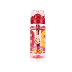 Galatasaray Lisanslı 500ML Kilitli Kapaklı Kırmızı Su Matarası 26567
