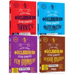 5.Sınıf 4'lü Türkçe Matematik Fen Inkılap Güçlendiren Soru Bankası Seti