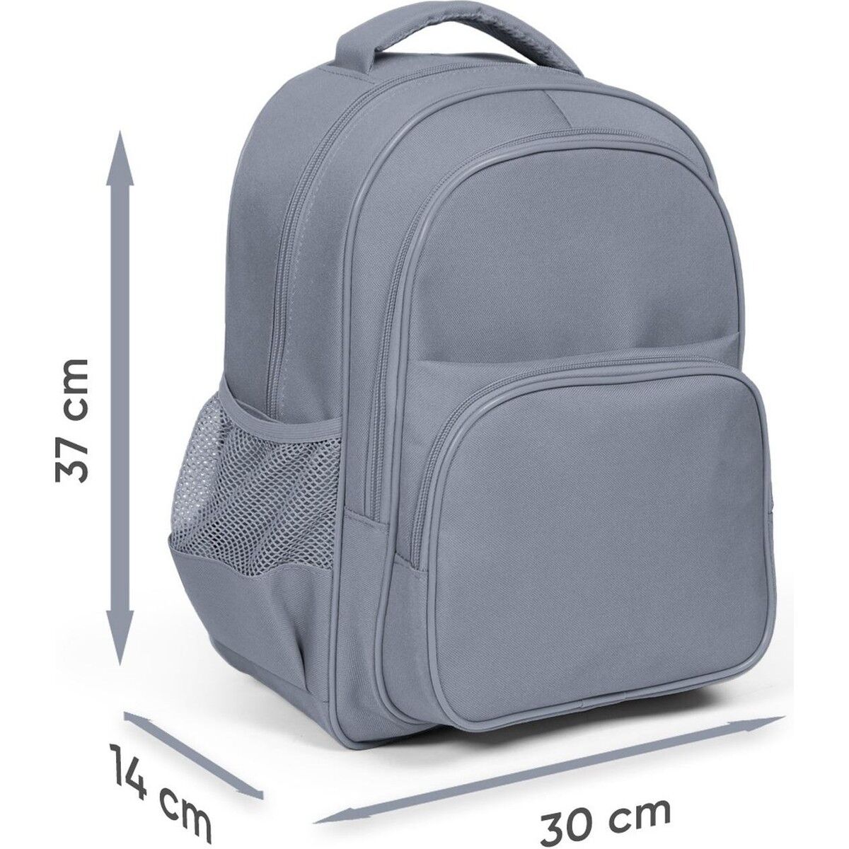 Coral High Kids Lacivert Pembe Kedili Paten Desenli Üç Bölmeli Okul Sırt Çantası 23658