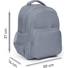 Coral High Kids Nefti Gamer Desenli Üç Bölmeli Okul Sırt Çantası 14423