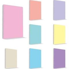 Mynote 140 Ypa4  Çizgili Flex Pastel Defter