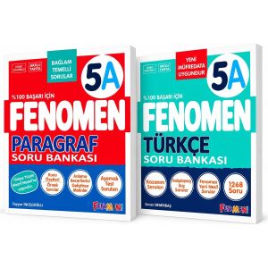 5 Türkçe (A) Soru Bankası 2026 + 5. Sınıf Paragraf A Soru Bankası