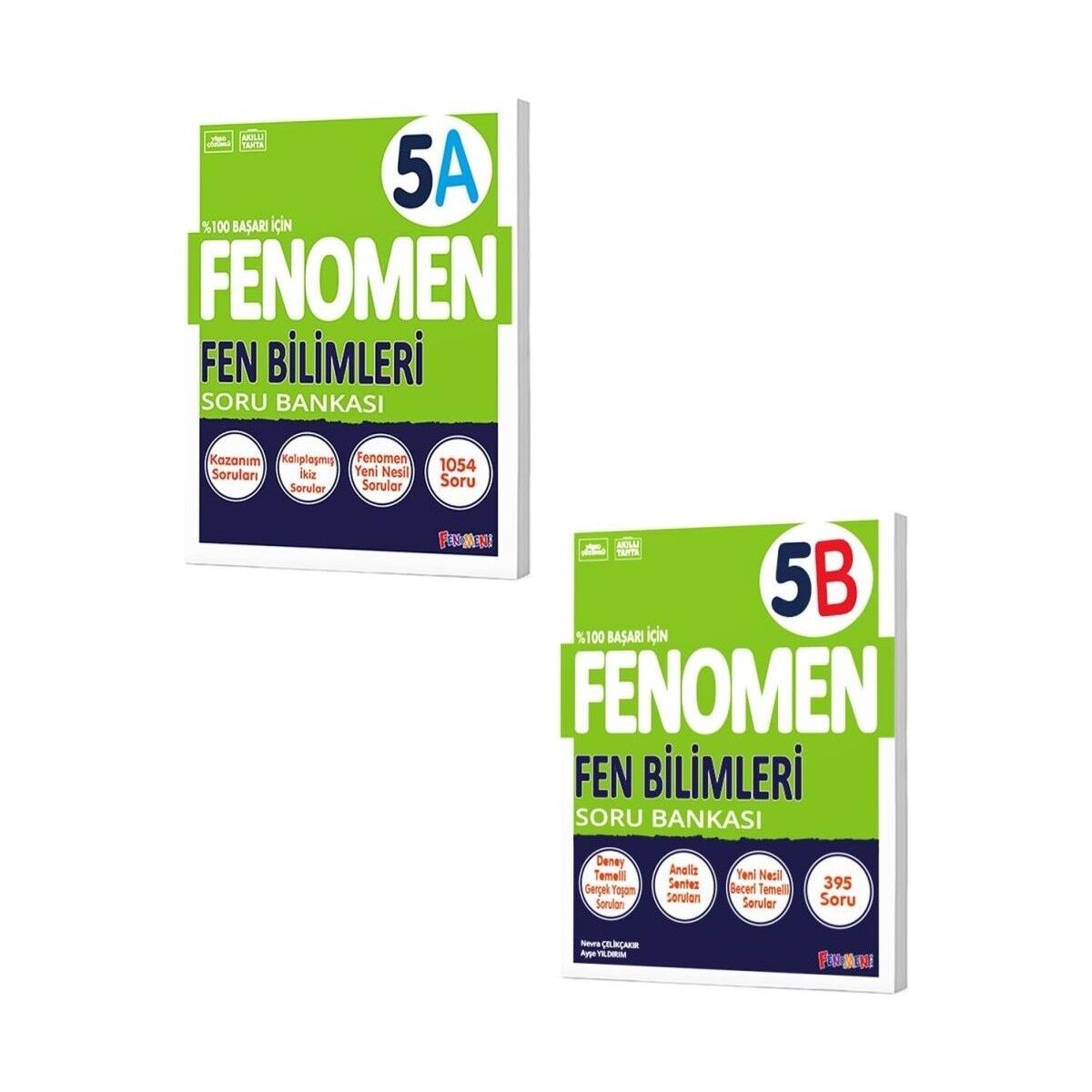 5. Sınıf Fenomen Fen Bilimleri Soru Bankası 5A - Fen Bilimleri Soru Bankası 5B 2'li Set