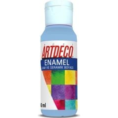 Ardeco Enamel Cam Ve Seramik Bebek Mavi