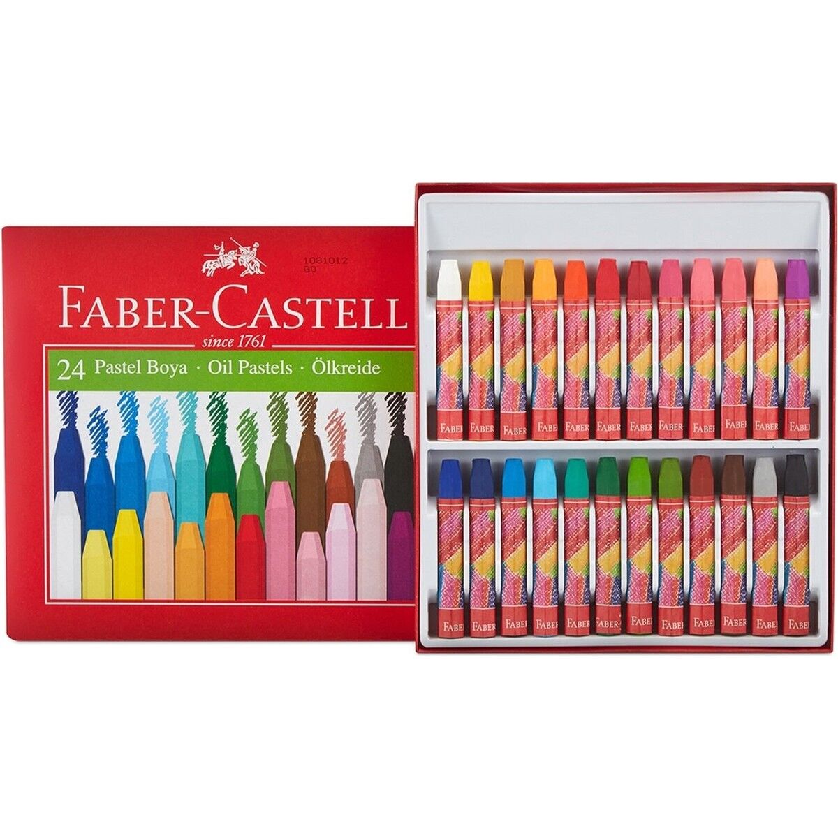 Faber Castell 24 Renk Yağlı Pastel Boya 125324