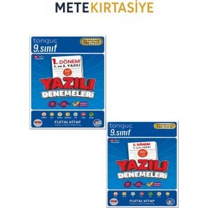 9. Sınıf Yazılı Denemeleri 1. Dönem 1 ve 2. Yazılı ve 9. Sınıf Yazılı Denemeleri 2. Dönem 1 ve 2. Yazılı