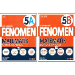 Fenomen Yayıncılık Fenomen 5. Sınıf Matematik Soru Bankası (A)+(B) Kitabı 2 Kitap