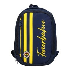 Fenerbahçe Lisanslı Sarı Lacivert Çubuklu Sırt Çantası 26700