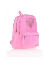 Kaukko Prınt Sırt Çantası (pembe)krn-K1548