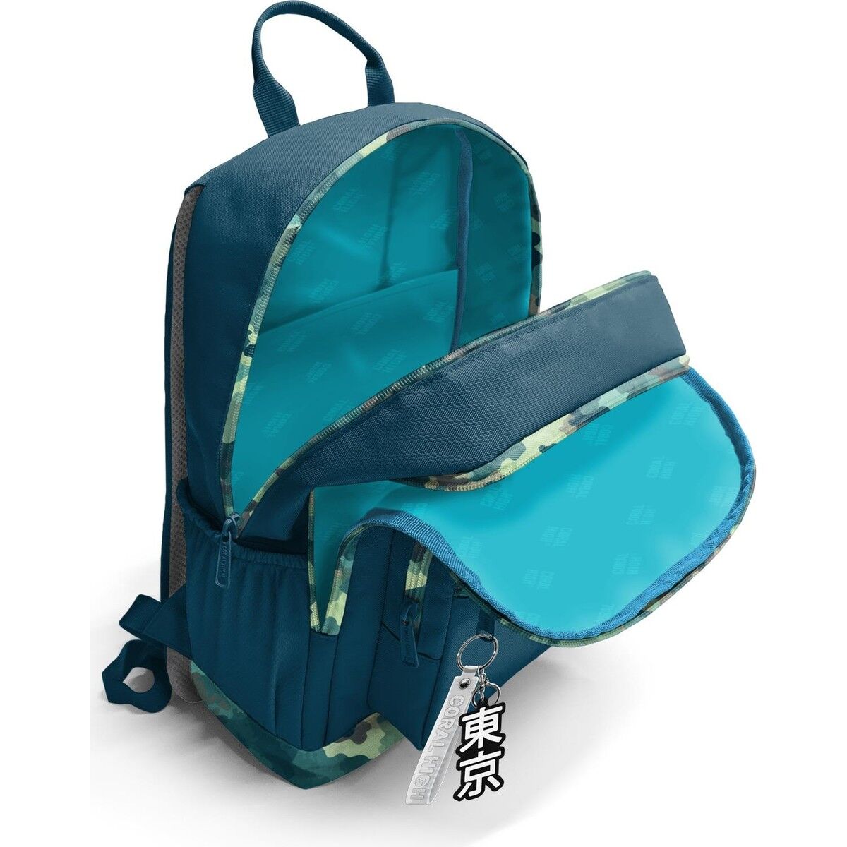 Coral High Kamuflaj Desenli Nefti Okul Sırt Çantası 23631