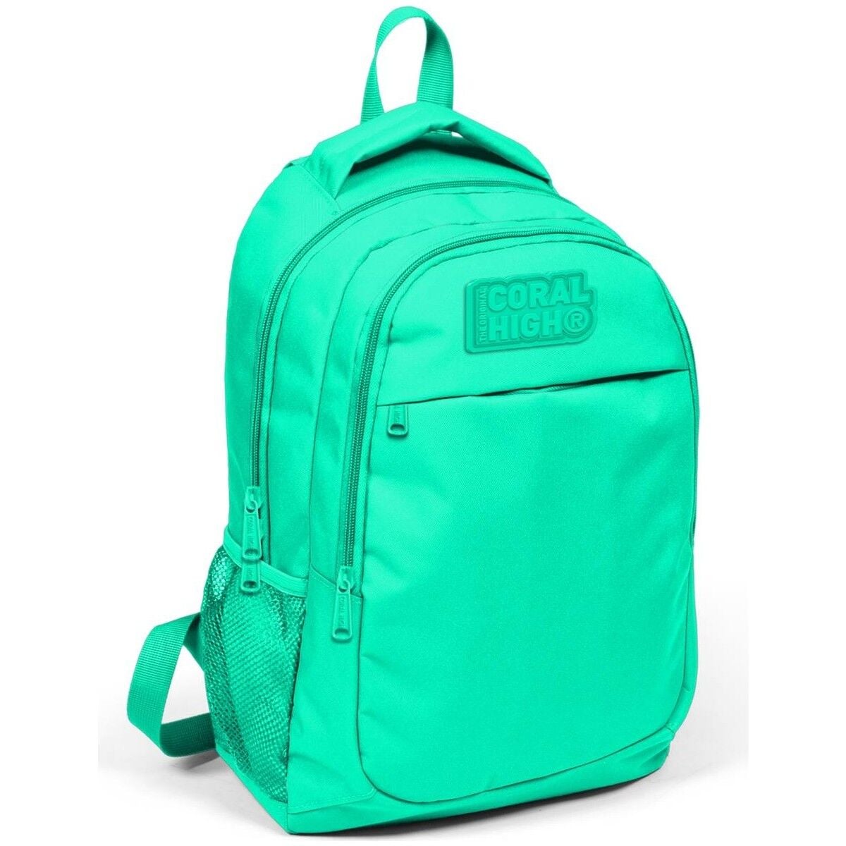 Coral High Kids Su Yeşili Üç Bölmeli Sırt Çantası 14395