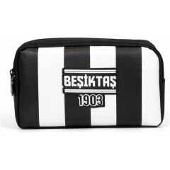 Beşiktaş Lisanslı Çift Bölmeli Çubuklu Desen Kalemlik 26360