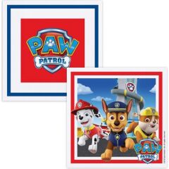Paw Patrol Refresh Lisanslı Kağıt Peçete 33x33cm (16 Ad)
