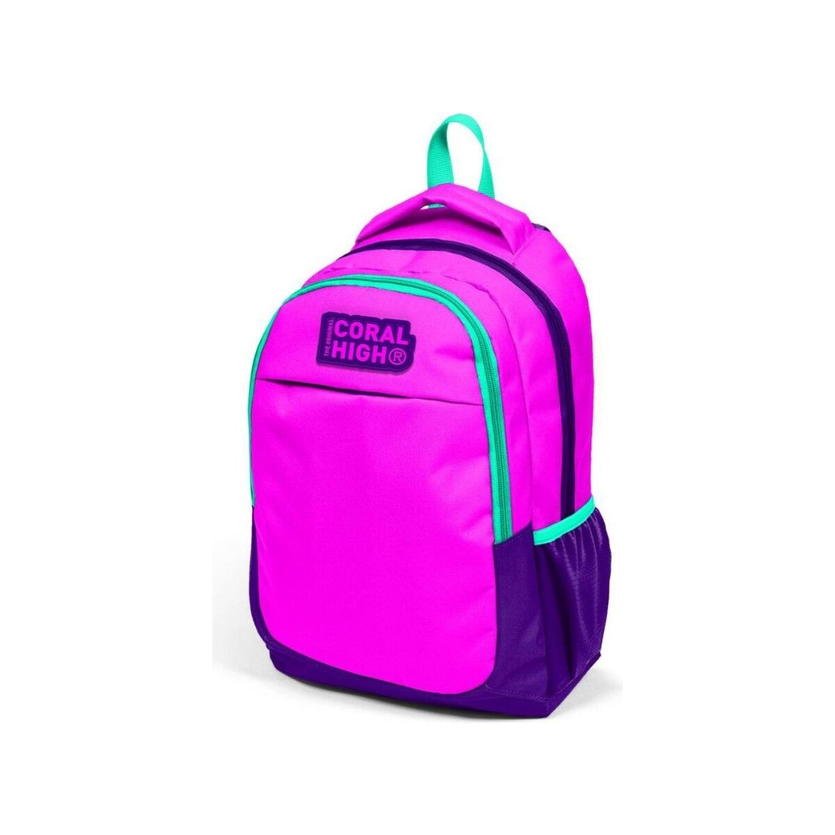Coral High Kids Mor Pembe Üç Bölmeli Okul Sırt Çantası 14401