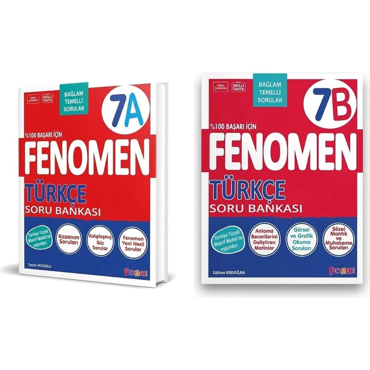7. Sınıf A Türkçe Soru Bankası + Fenomen 7.sınıf Türkçe Soru Bankası