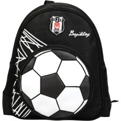 Beşiktaş Lisanslı 3D Futbol Topu Baskılı Anaokulu Çantası 26384