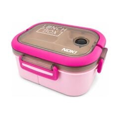 Noki Luxury Plastik Lunch Box Pembe