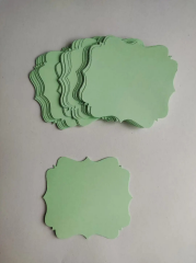 Platin Şekilli Not Kart