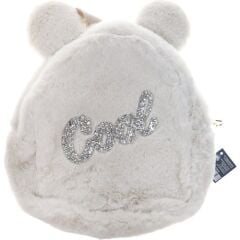 Dolphin Krem Peluş Sırt Çantası Pb-759-B