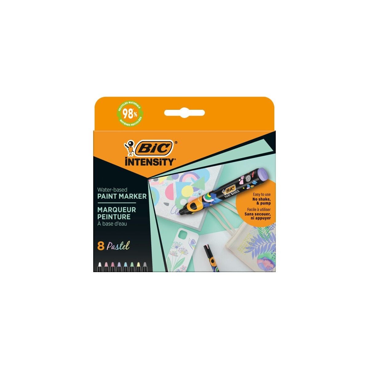 Bic Intensity Paint Marker 8'li Pastel