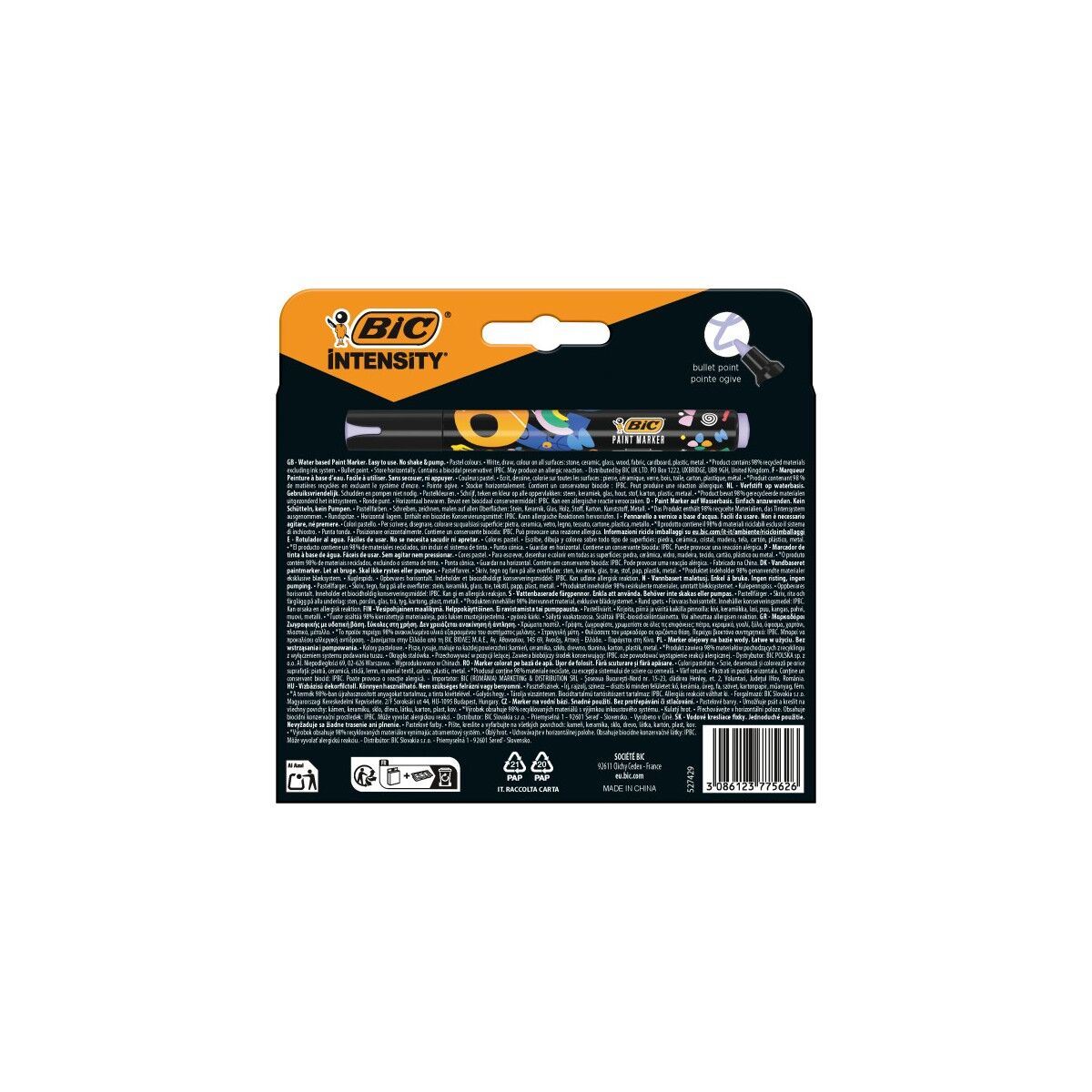 Bic Intensity Paint Marker 8'li Pastel