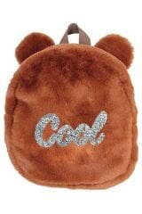 Dolphin Kahverengi Peluş Sırt Çantası Pb-759-C