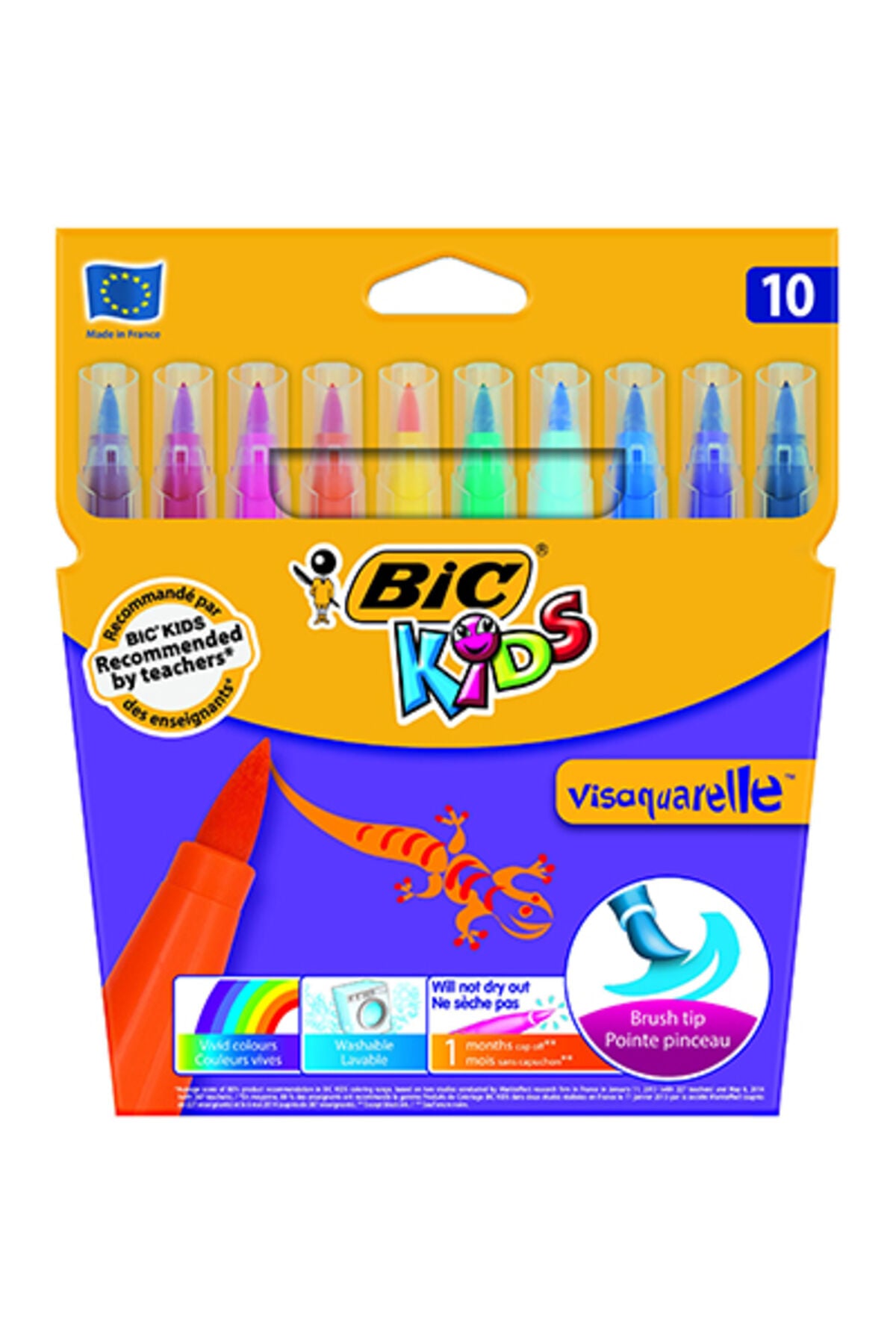 Big Kids Visaguarelle 10 Lu Keçeli Kalem