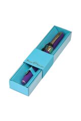 ''monaco'' Tükenmez Kalem-Mavi-0,5 Mm. Kutulu - (mor Gövde, Gök Mavisi Kutu)