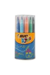 Bic Visa Fırça Uçlu Keçeli Boya Kalemi 18 Li
