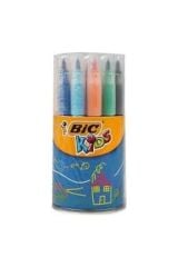 Bic Visa Fırça Uçlu Keçeli Boya Kalemi 18 Li