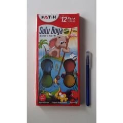 Fatih K-12 Renk Sulu Boya