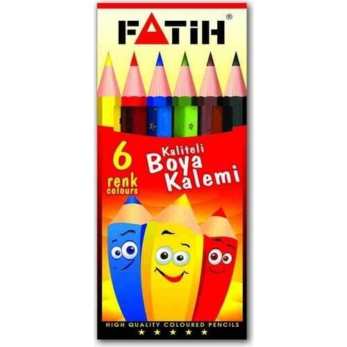 Fatih 6 Renk Kuru Boya