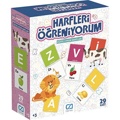 Ca Puzzle Eğitici Harfleri Öğreniyorum 5042