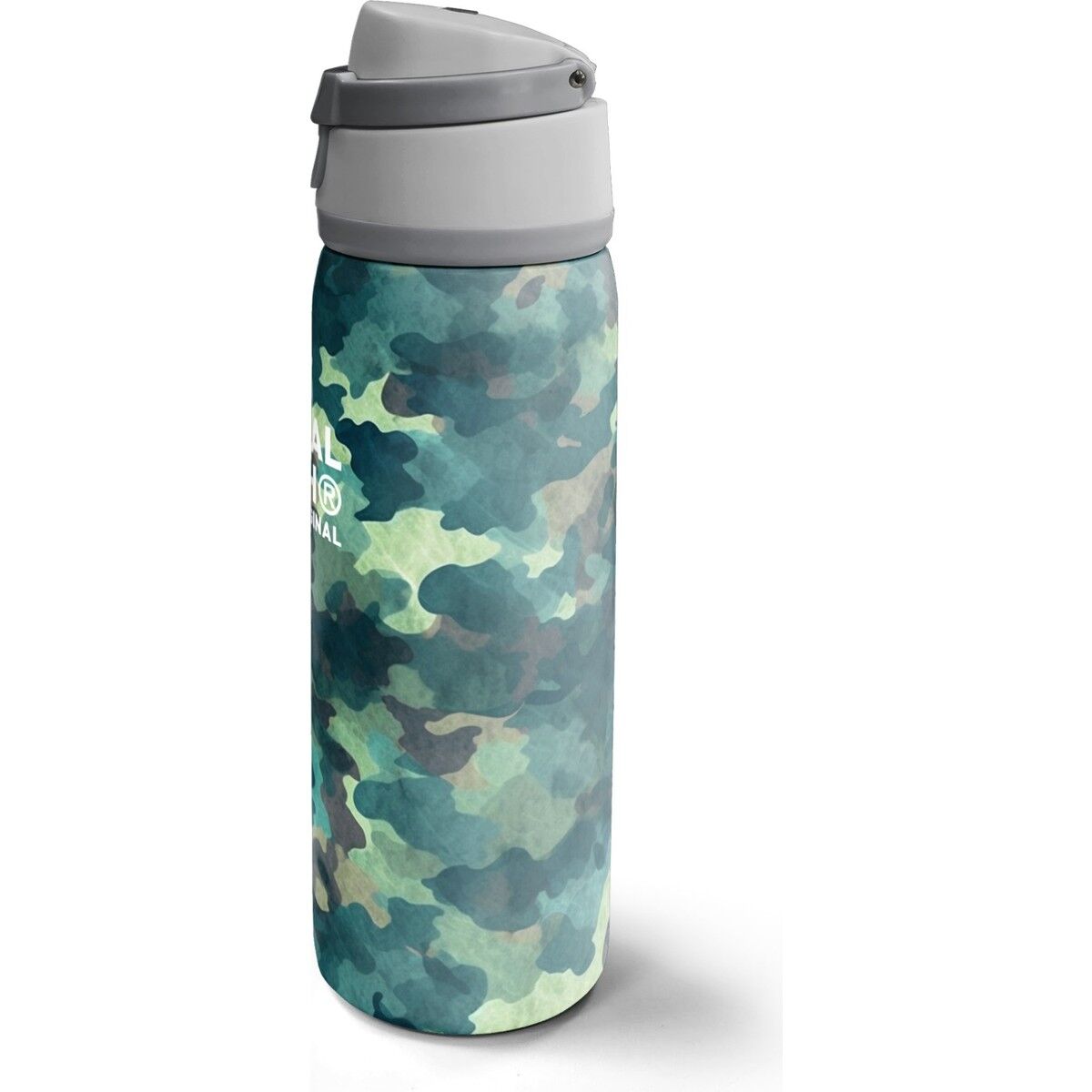 Yaygan Coral High Yeşil Kamuflaj Desenli Pipetli ve Direkt Içim Çelik Termos 800 ml 38520