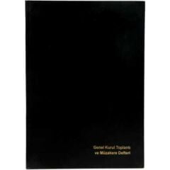 Dilman Genel Kurul Top. Ve Müzakere Defteri Ciltli