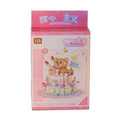 Vagon LZ8807 Ayılı Kek Block Oyuncak 370 Parça