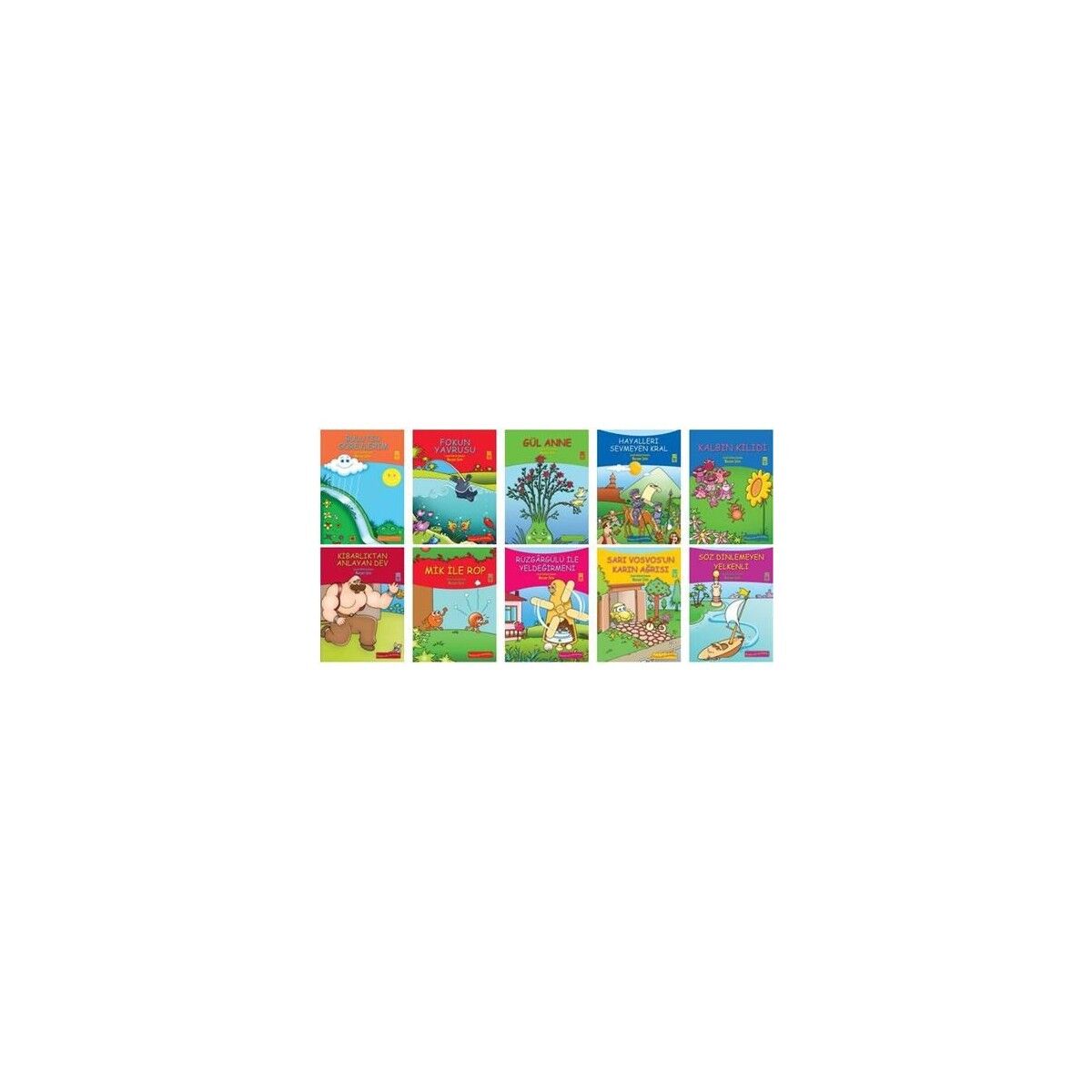 Çoklu Zeka Geliştirici Masallar Set (10 Kitap)
