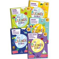 Floki Çocuk 4+ Yaş Zihinsel Ve Bilişsel Gelişim “İlk Etkinlik Kitabım” Eğitici Eğlenceli Okul Öncesi Set 5 Kitap